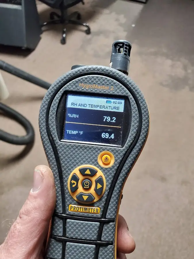 Moisture meter humidity assessment for Fire & Smoke Damage Restoration in Poolesville