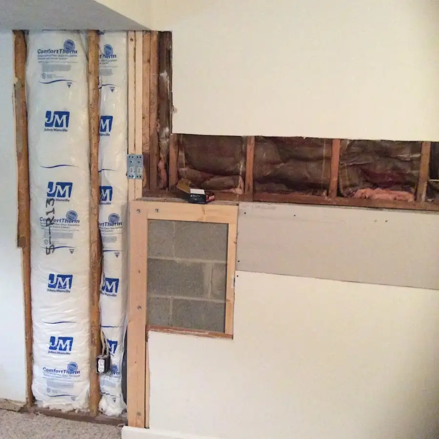 Wall insulation replacement during Odor Removal & Deodorization in Poolesville